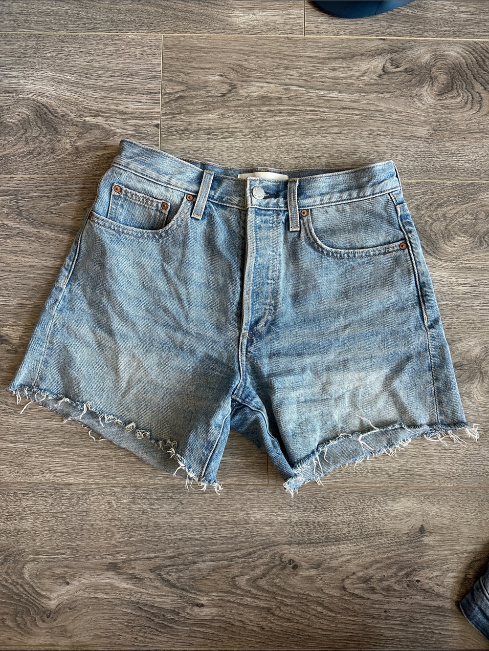 Denim Forum ex- bf high rise thigh short